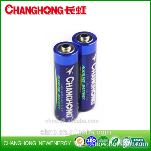 Super power alkaline changhong battery LR6 1.5v AA SGS